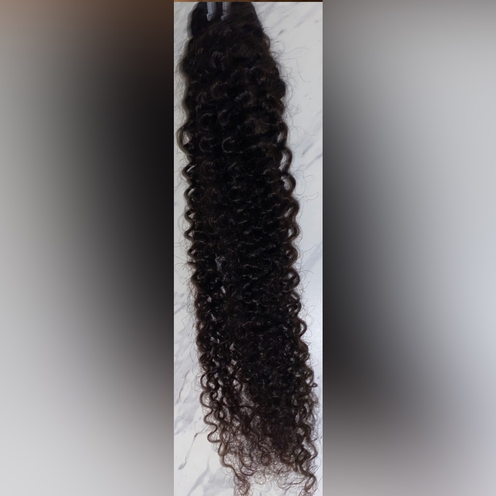 NATURAL DEEP CURL/ INDIAN TEMPLE 100% HUMAN HAIR